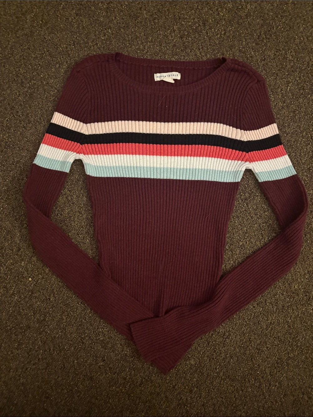 Aeropostale Multicolored Soft Sweater